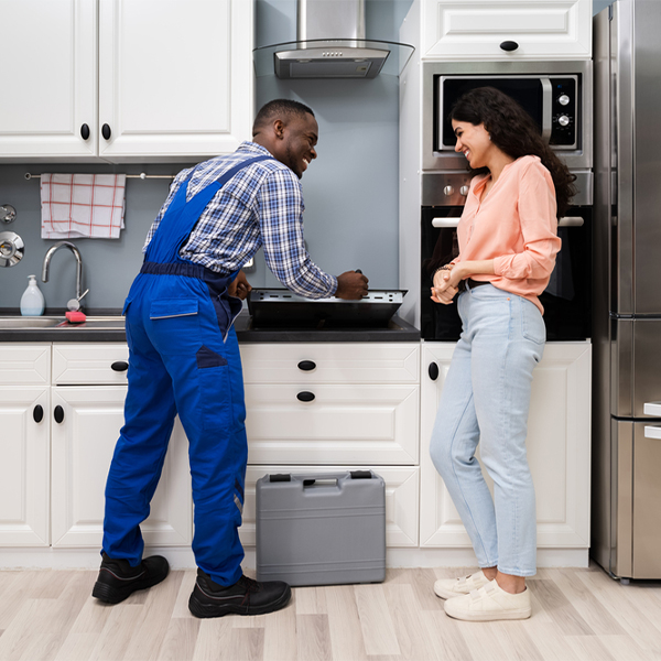 can you provide an estimate for cooktop repair before beginning any work in Boynton